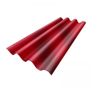 กระเบื้องหลังคาไฟเบอร์ซีเมนต์ เอสซีจี รุ่นโปรลอน 50x150x0.5 ซม. ประกายทับทิม